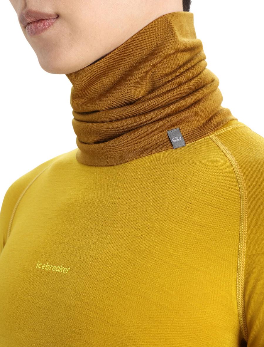 Clove Icebreaker Unisex Merino Apex Chute Men's Scarves | AU 1074ILHS